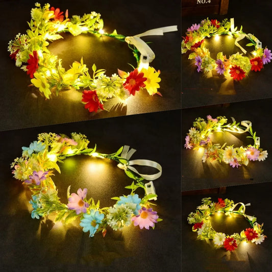 LED Flower Crown