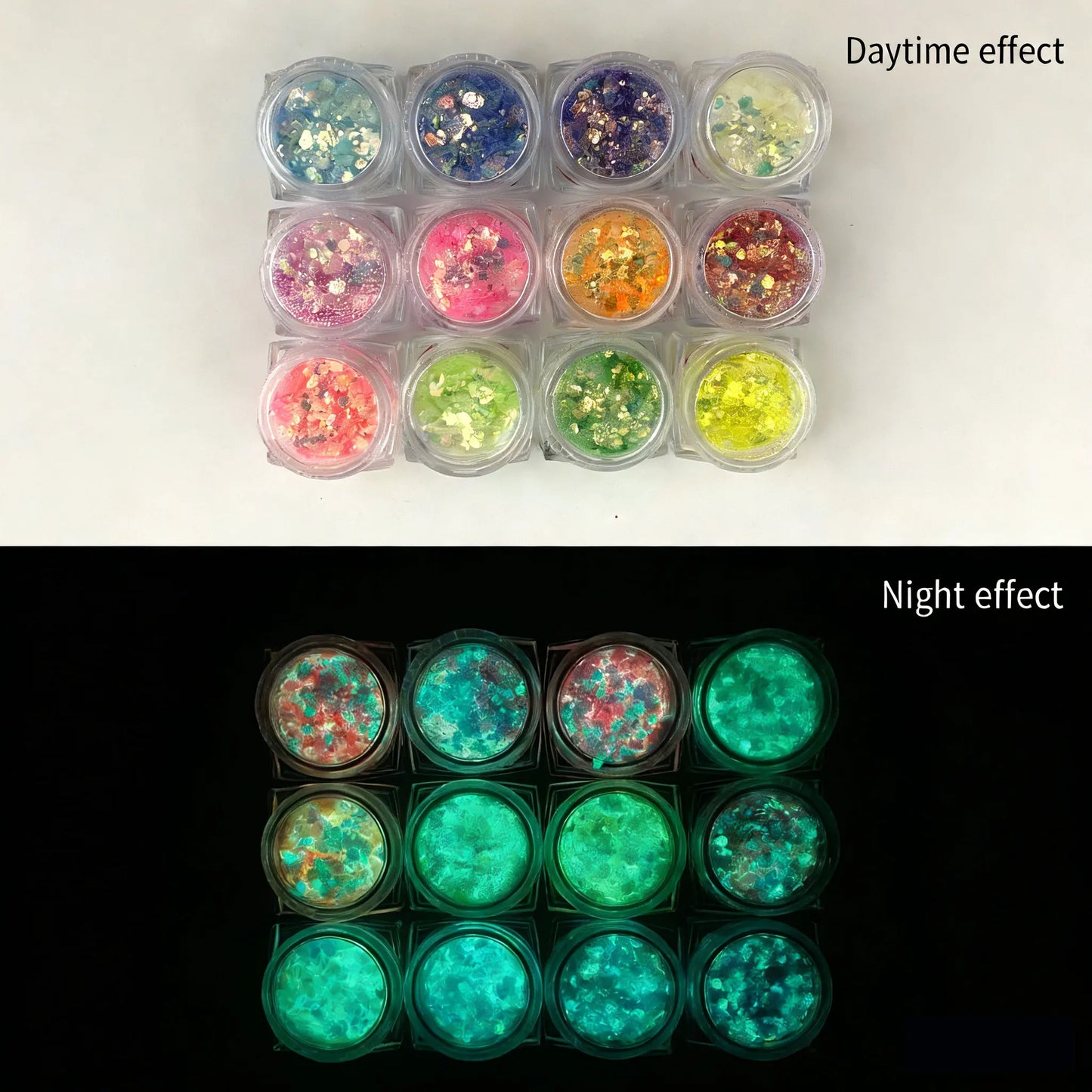 Luminous Glitter Powder (6 Pack)