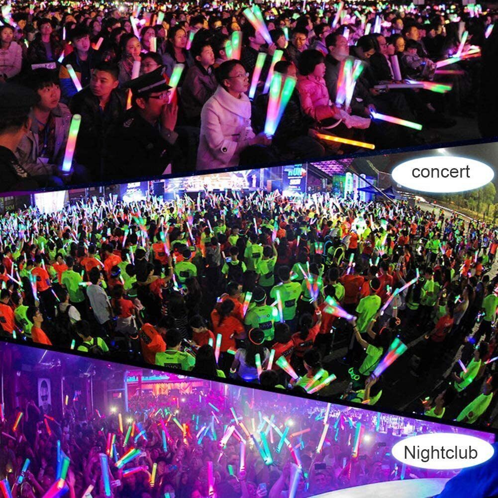 LED Foam Wands (10 Pack)
