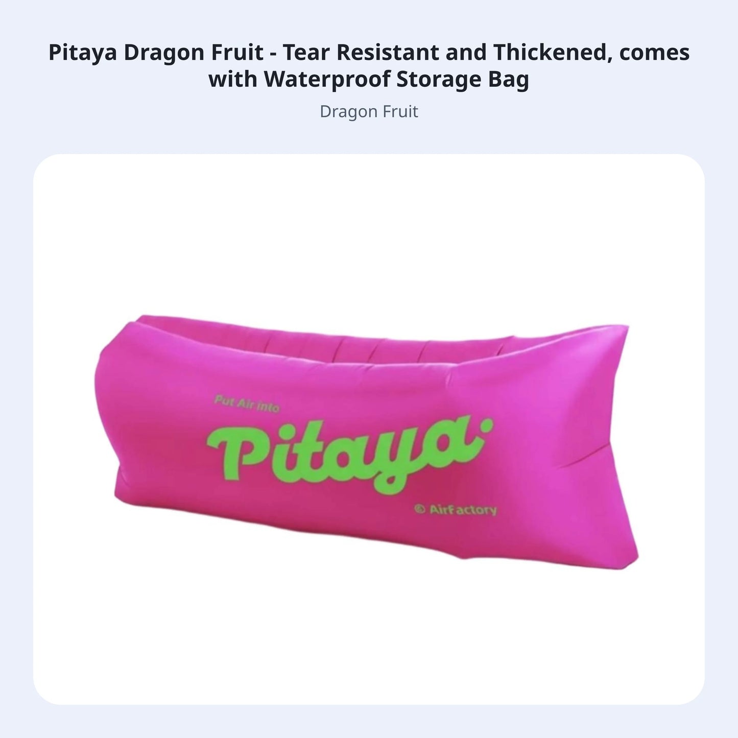 Inflatable Air Lounger