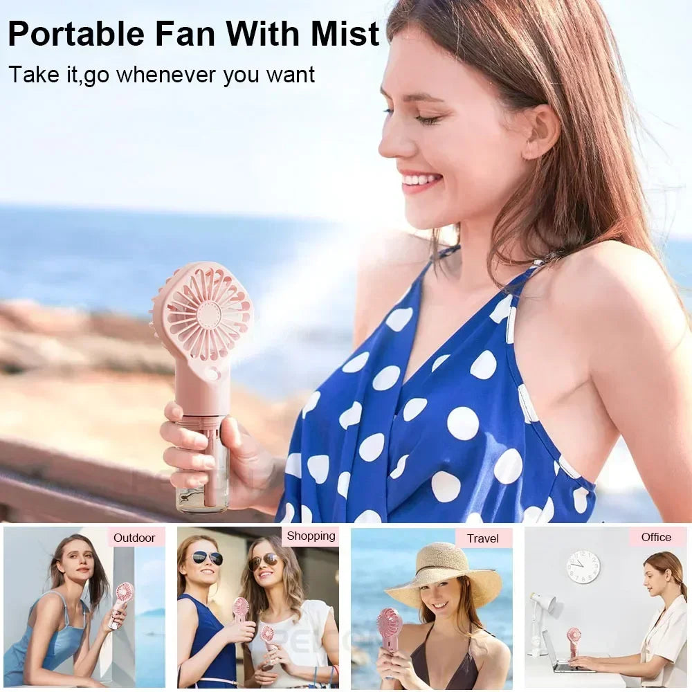 USB Rechargeable Mist Fan