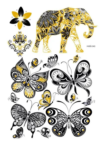 Metallic Temporary Tattoo