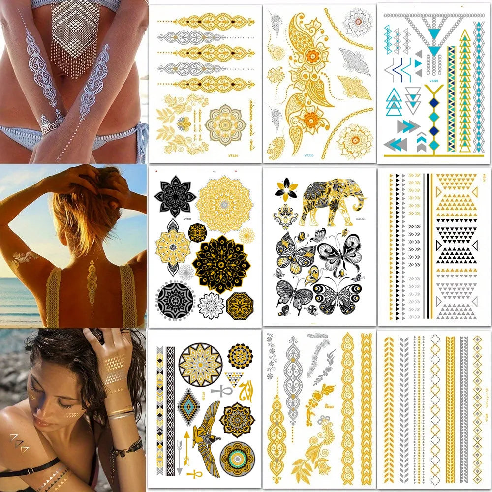 Metallic Temporary Tattoo