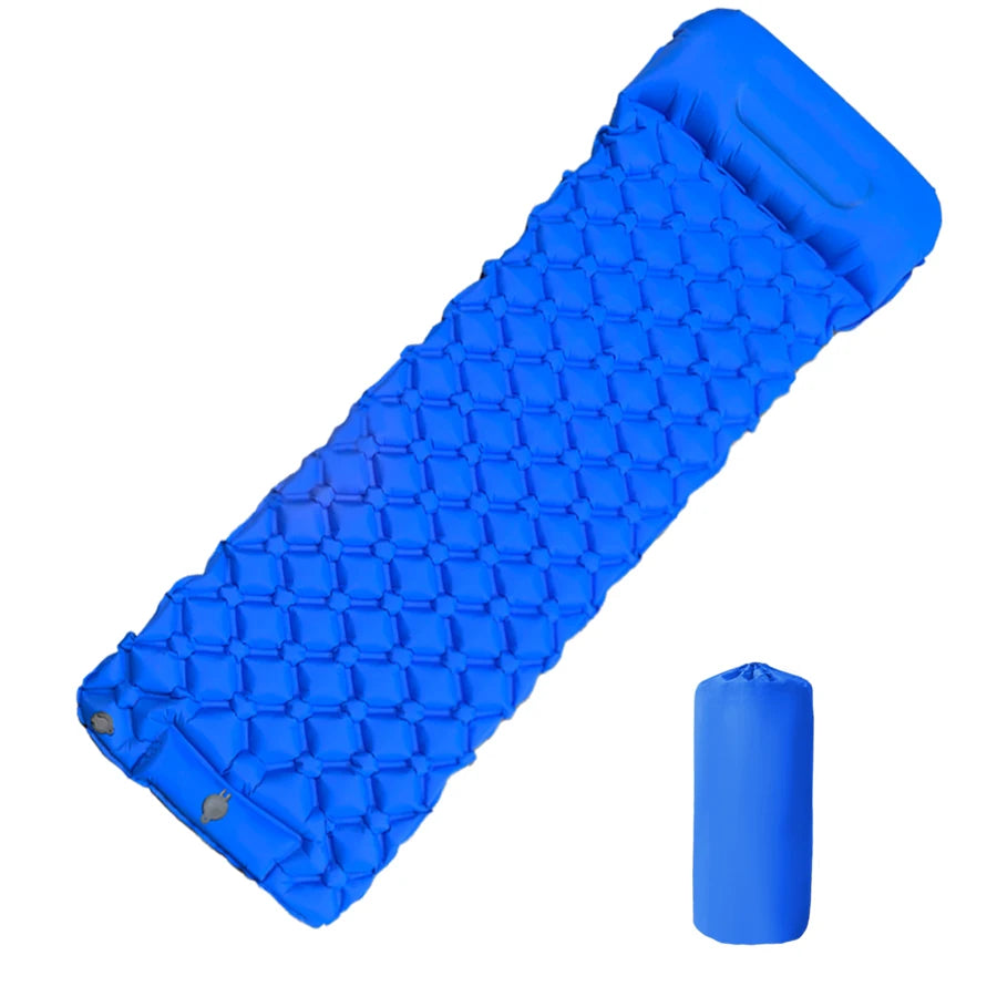 Inflatable Sleeping Pad with Pillow