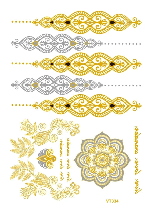 Metallic Temporary Tattoo