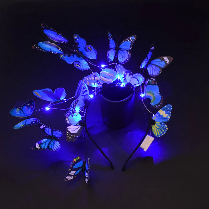 LED Butterfly Headband