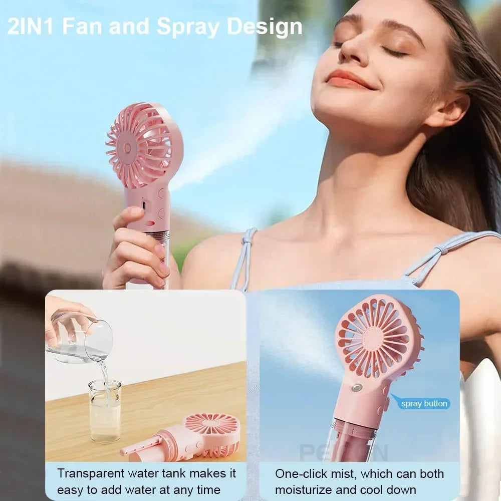 USB Rechargeable Mist Fan