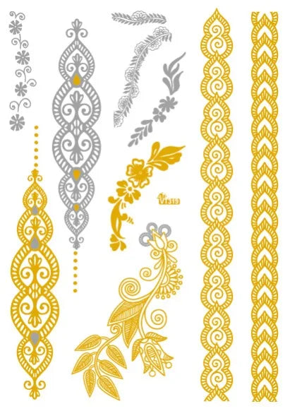 Metallic Temporary Tattoo