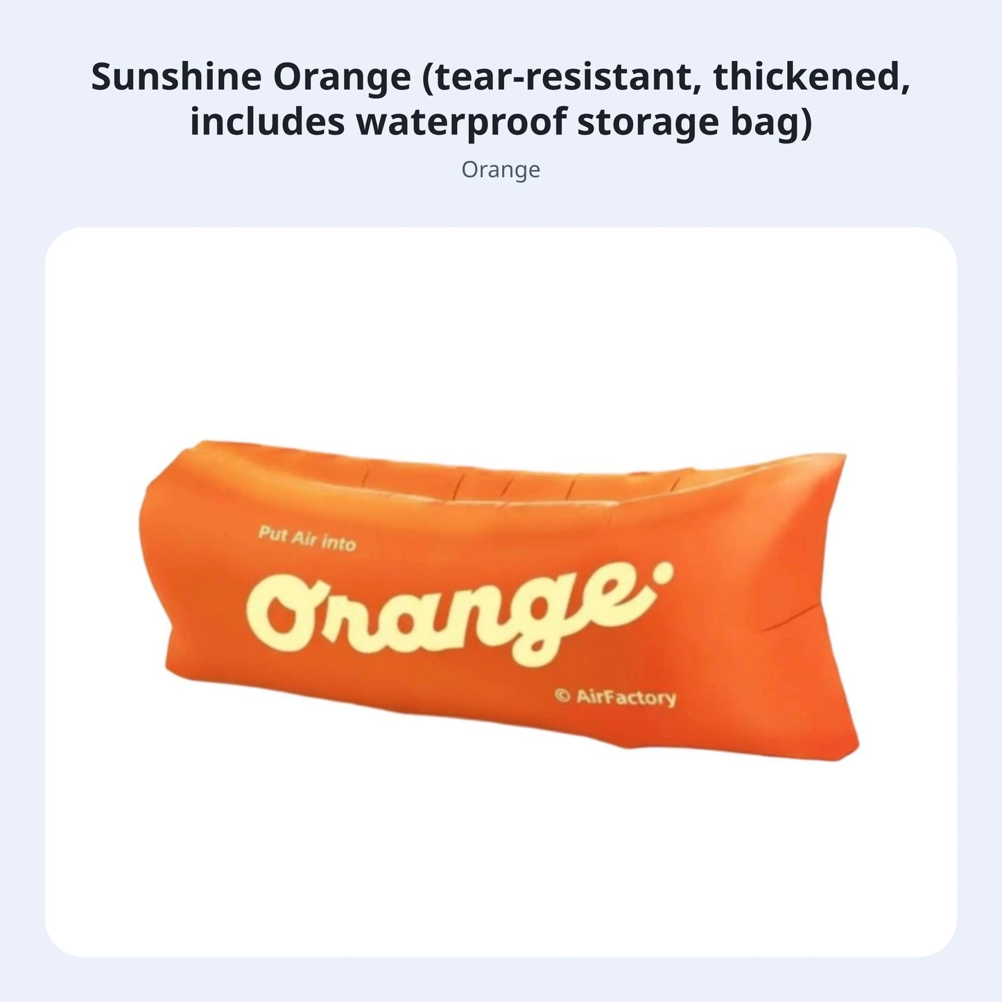 Inflatable Air Lounger
