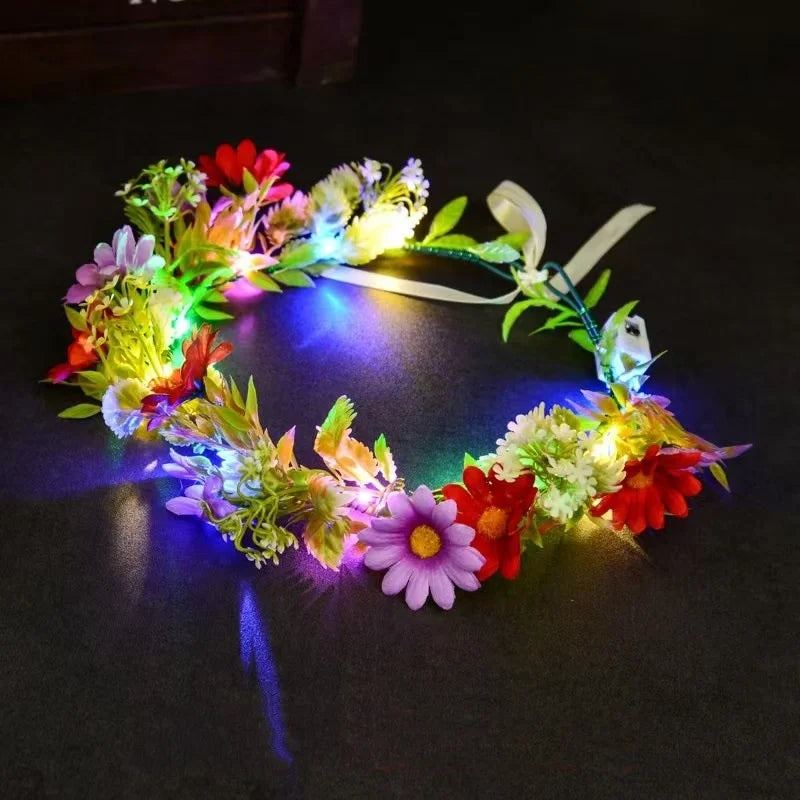 LED Flower Crown