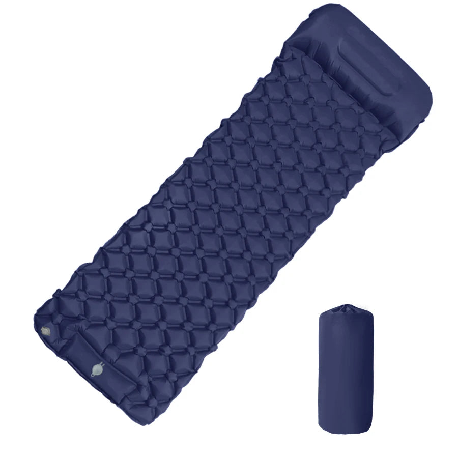 Inflatable Sleeping Pad with Pillow
